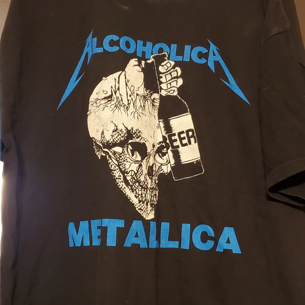 metallica (alcoholica) XL shirt